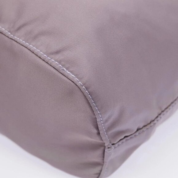 PRADA Pouch Nylon Purple Silver Auth 90239 - Picture 4 of 16